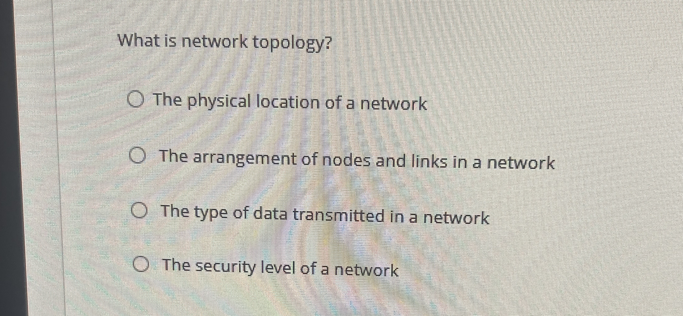 What is network topology? The physical location