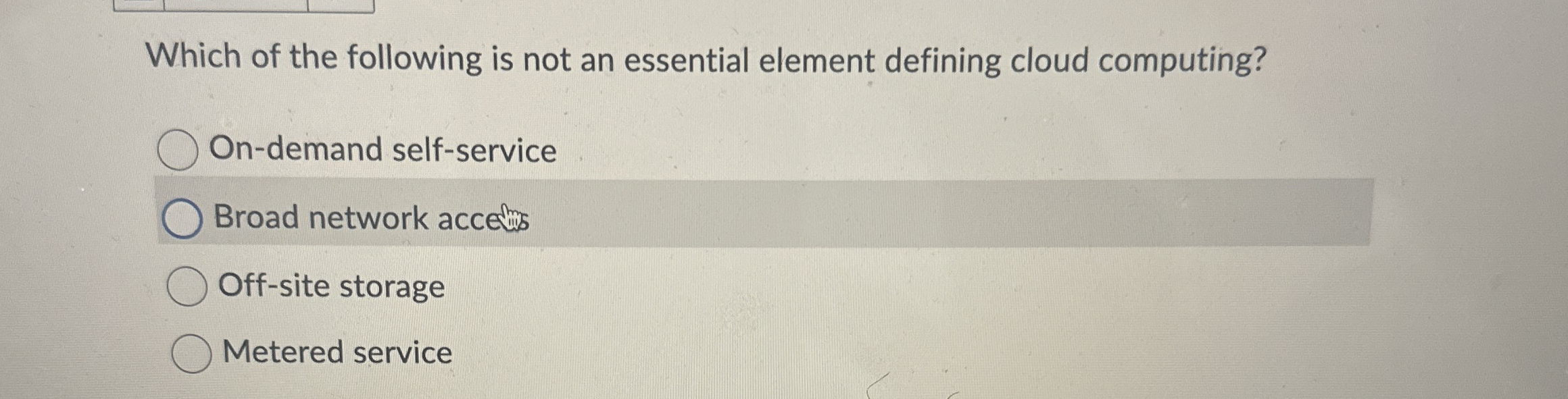 Which of the following is not an essential