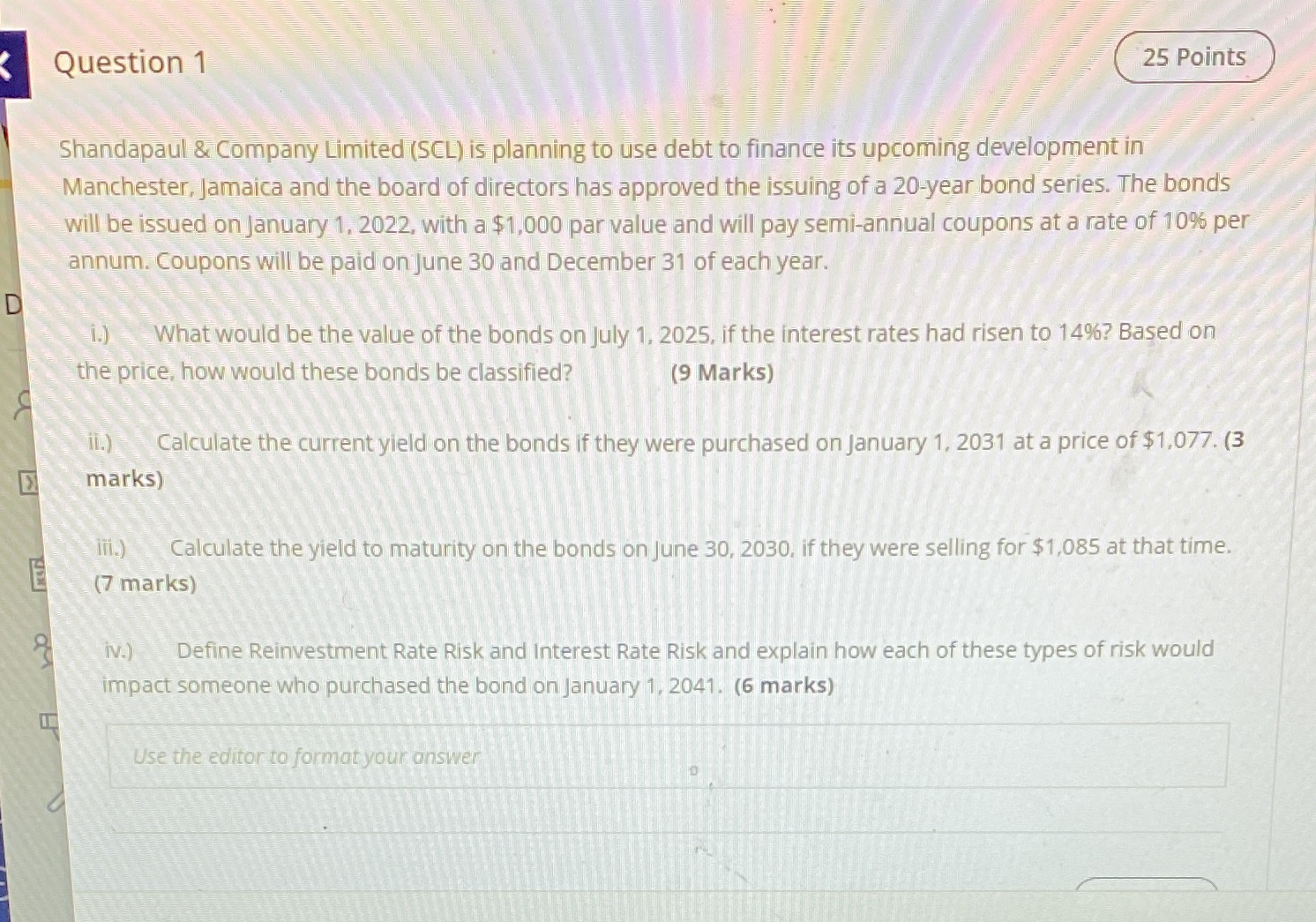 Good day. Could you kindly complete this with