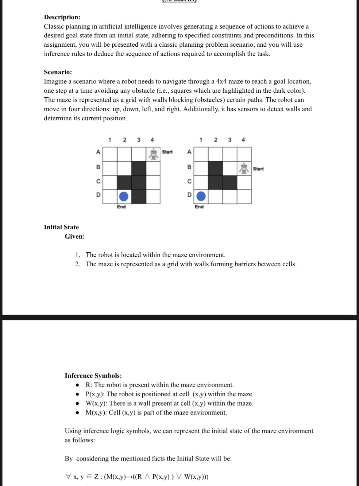 There are two sections as explained below.