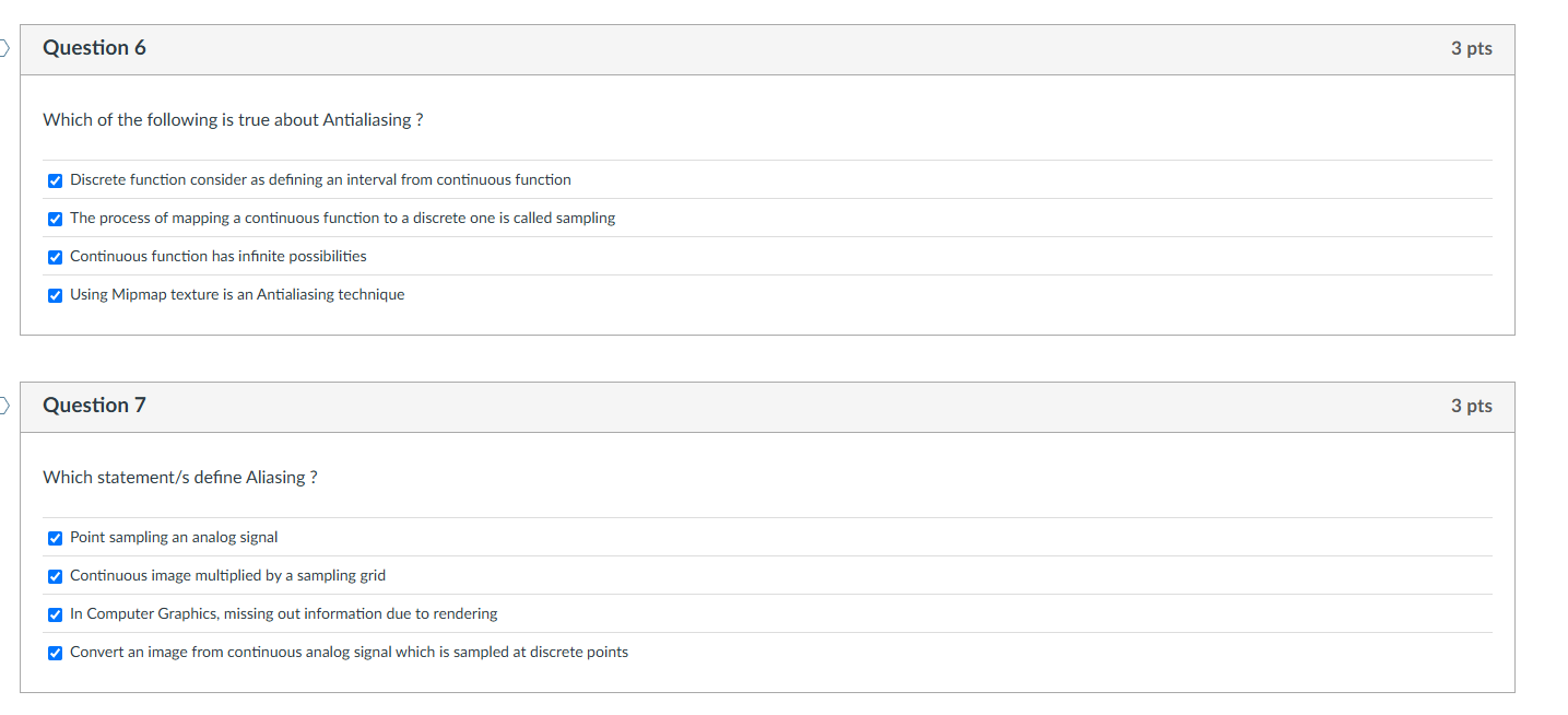 Question 6 Which of the following is true about