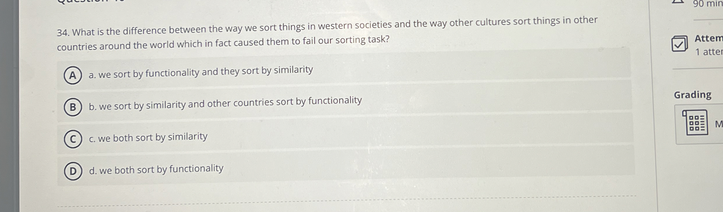 What is the difference between the way we sort