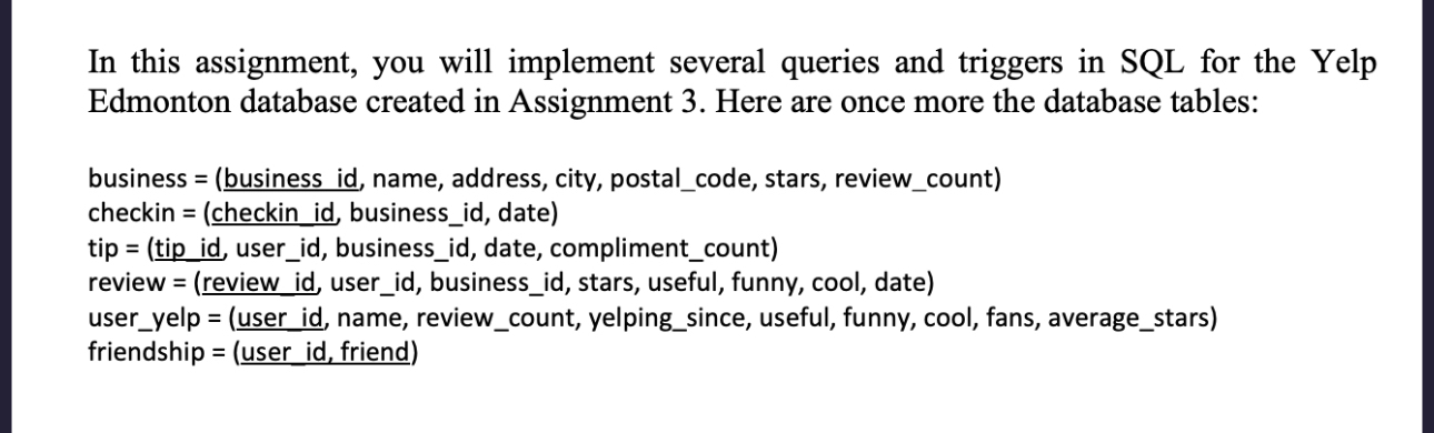 In this assignment, you will implement several