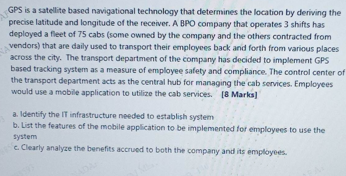 GPS is a satellite based navigational technology