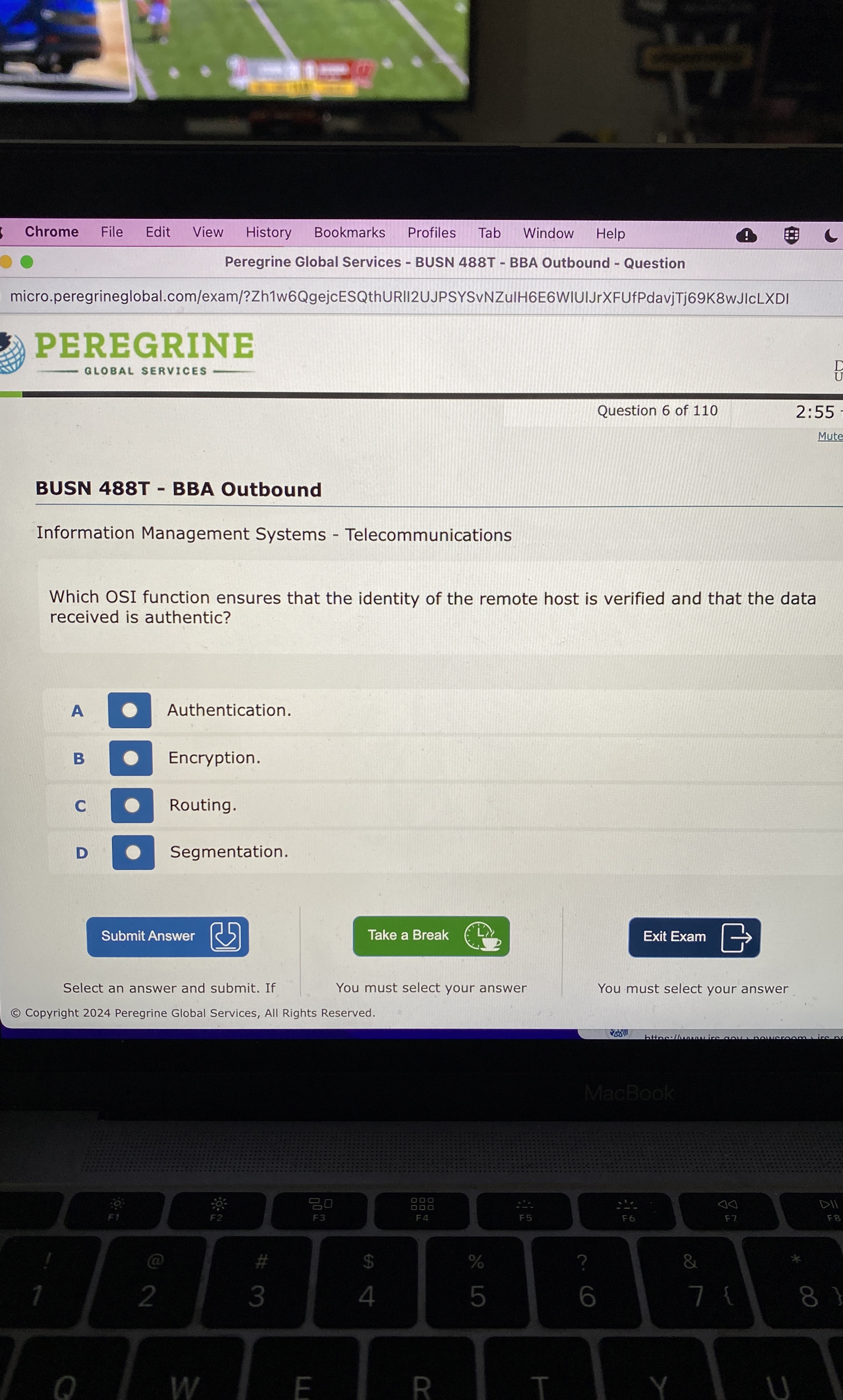 BUSN 4 8 8 T - BBA Outbound Information