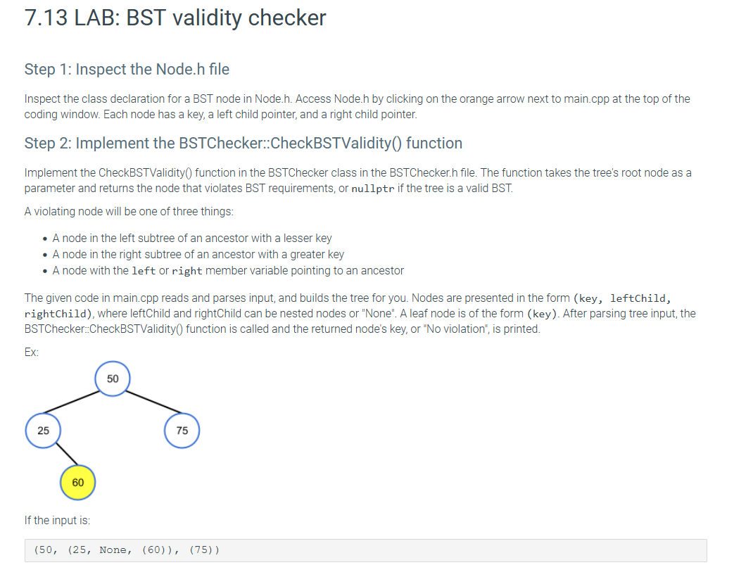 Step 1 : Inspect the Node.h file Inspect the