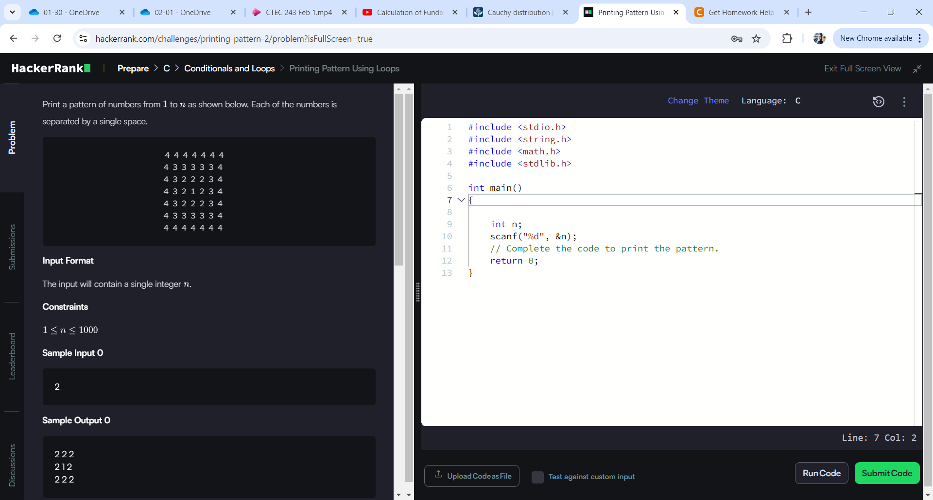 Show me the steps to solve and how to think when