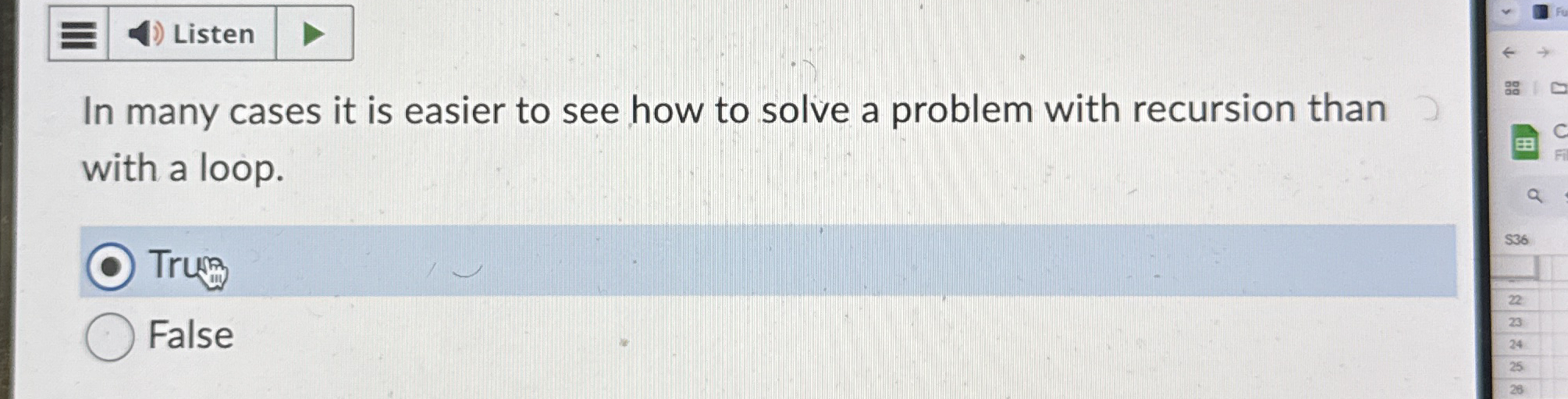 In many cases it is easier to see how to solve a