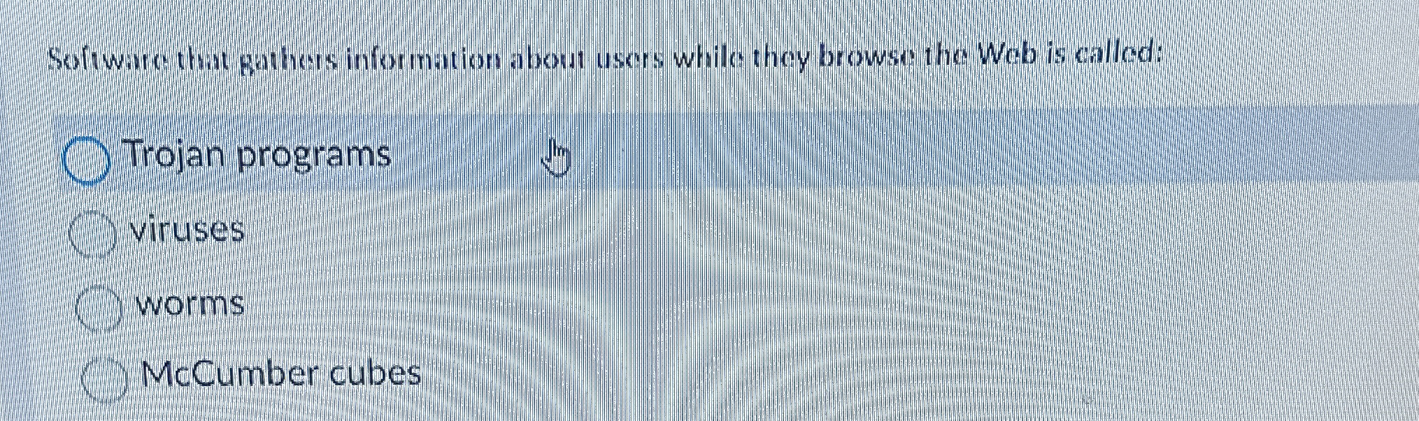 Soltware that gathes information about users