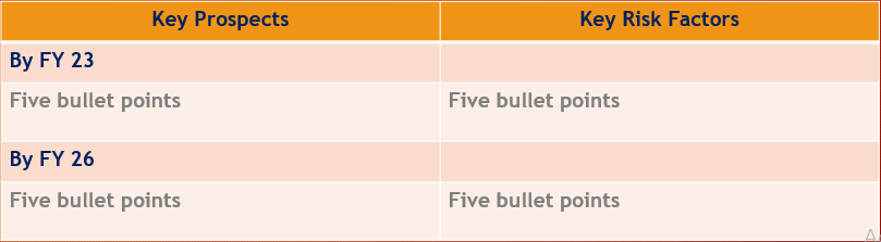 Draw a 2 year Ahead Scenario _ Prospects & Risk
