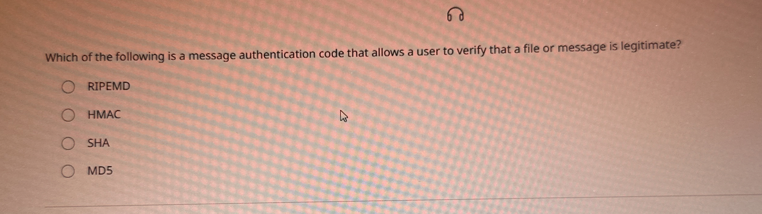 Which of the following is a message