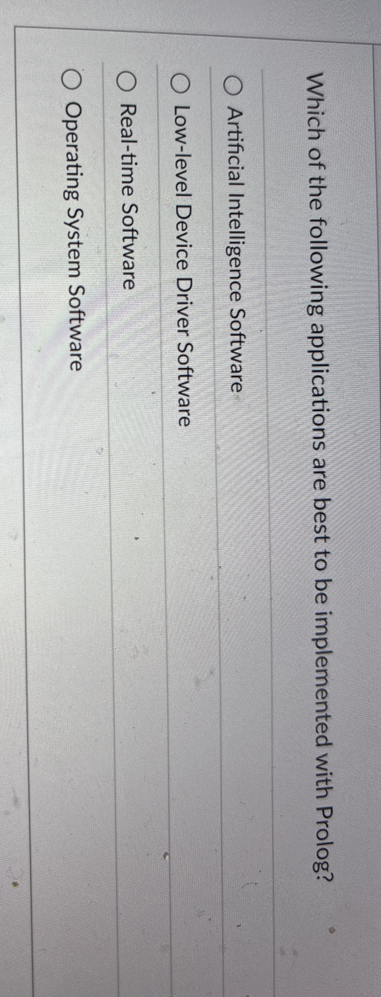 Which of the following applications are best to