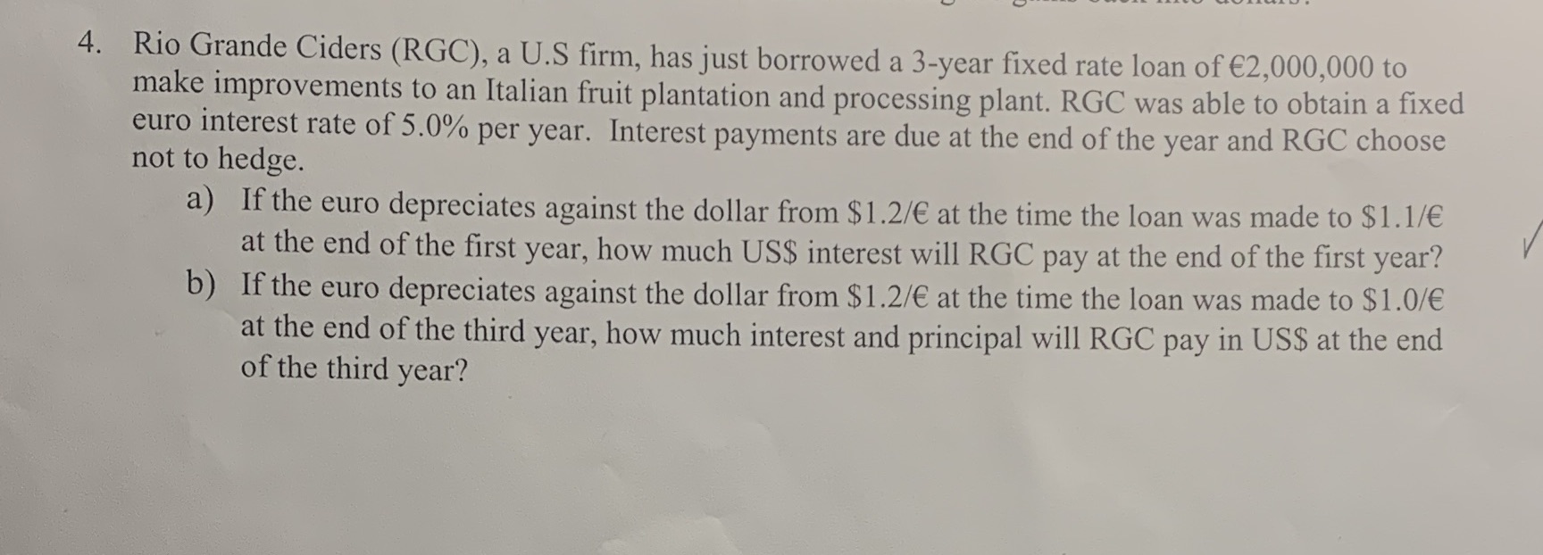 no excel solution. Please show steps for a) and