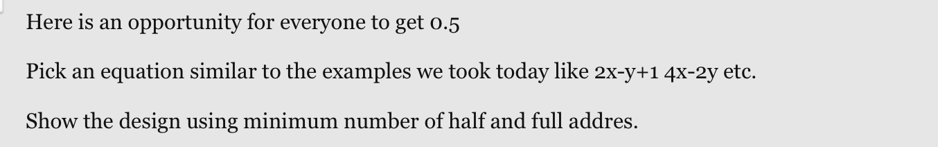 Here is an opportunity for everyone to get 0 . 5