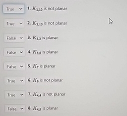 K 2 , 1 0 is not planar K 3 , 1 0 is not planar K