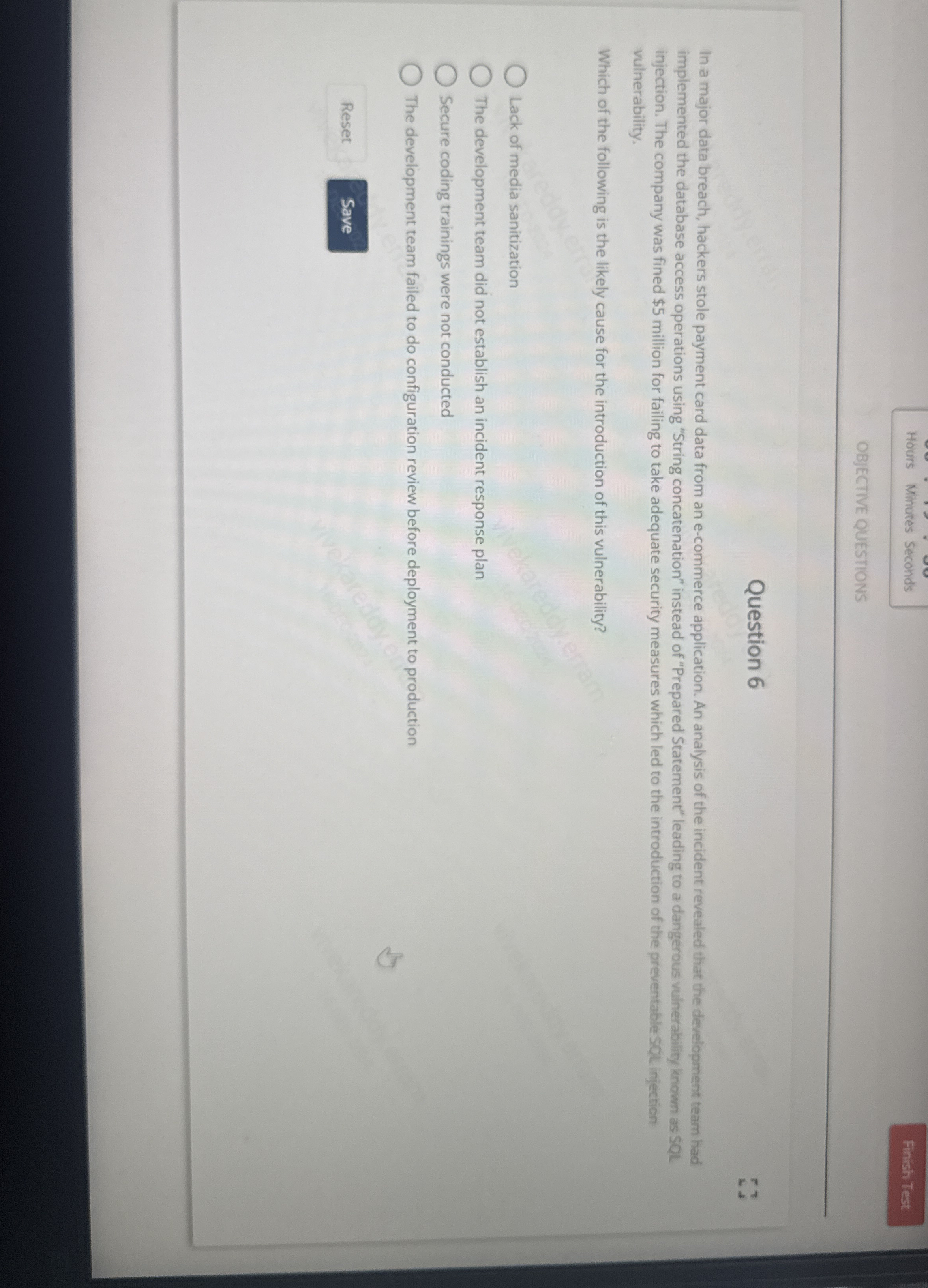 Hours Minutes 5 Seconds OBJECTIVE QUESTIONS