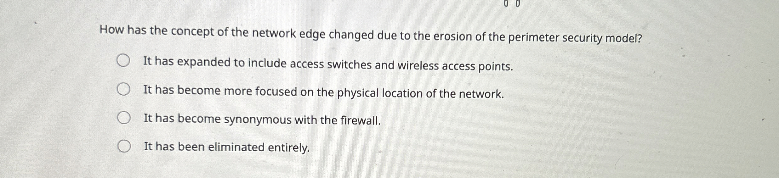 How has the concept of the network edge changed