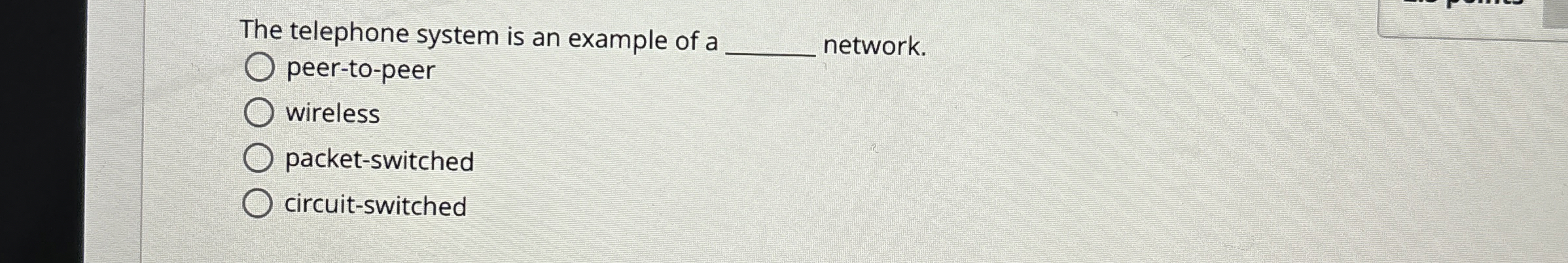 The telephone ststem id anThe telephone system is