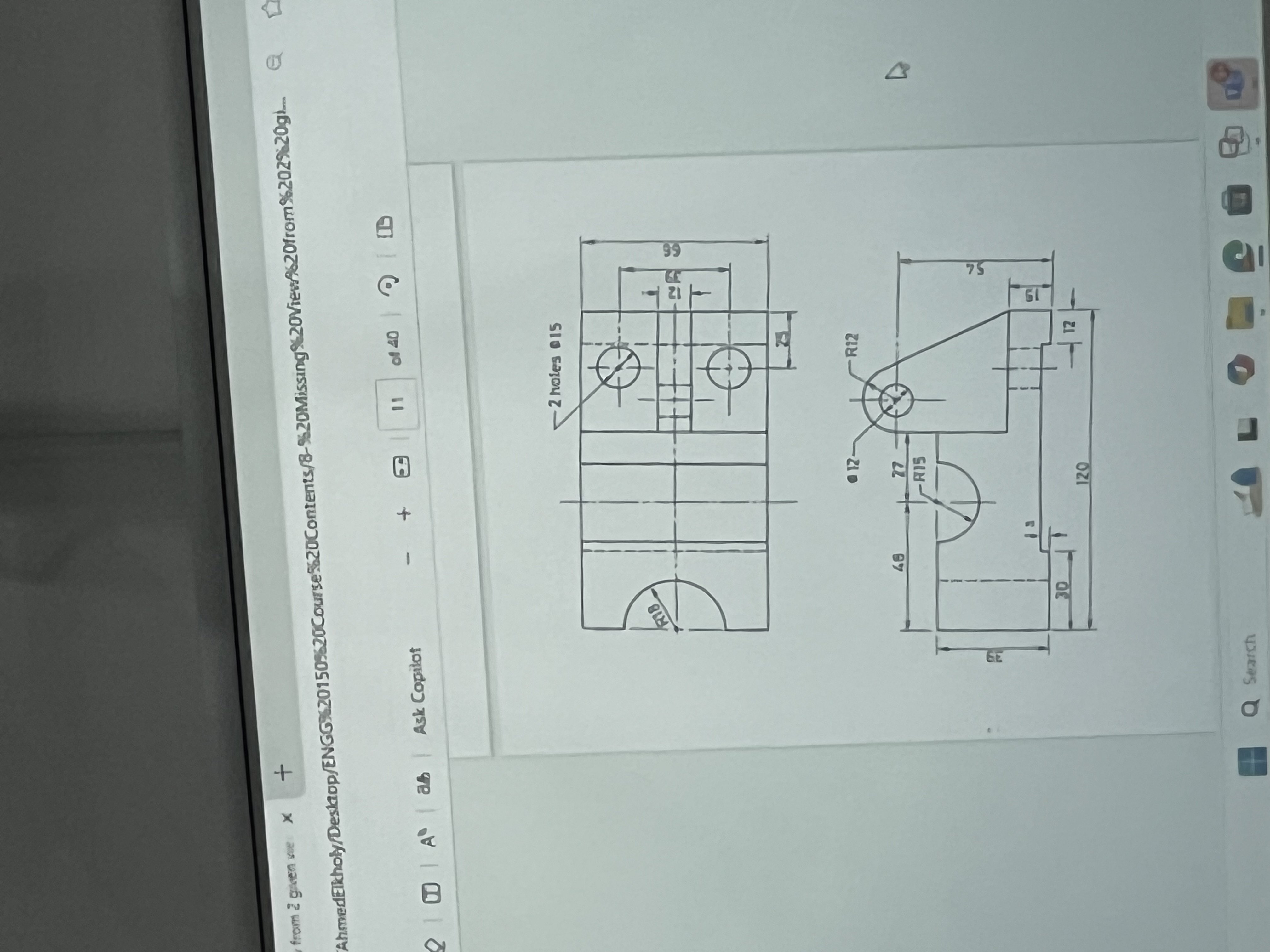 find right view 8 A 0