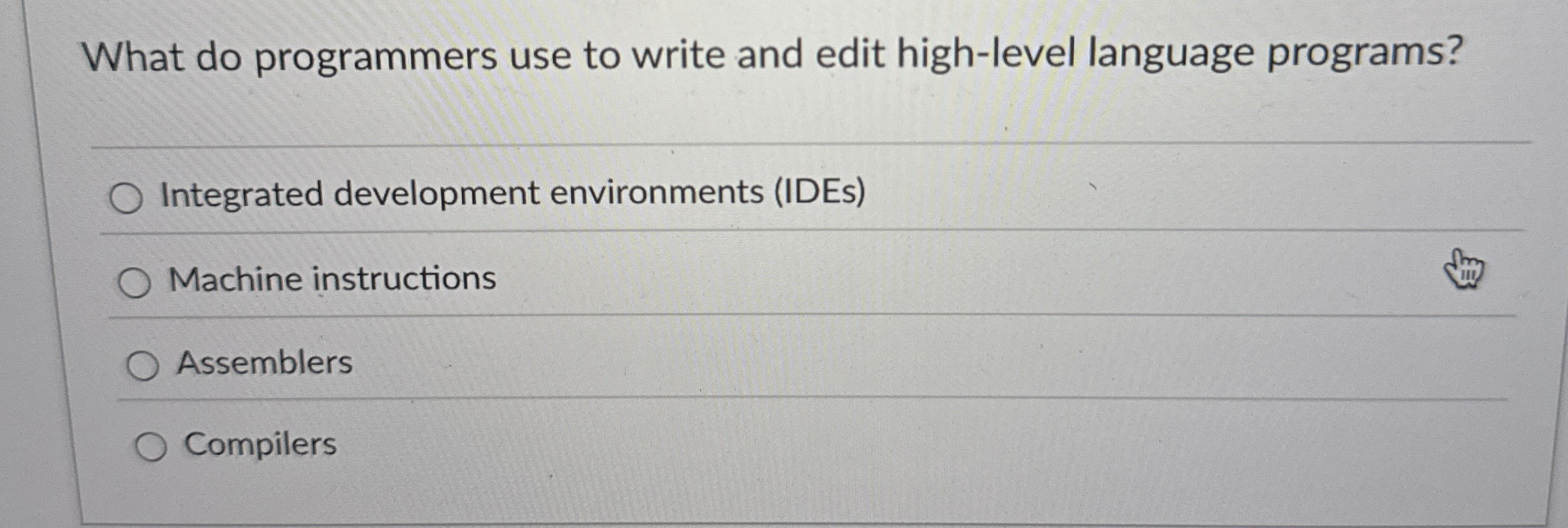 What do programmers use to write and edit high -