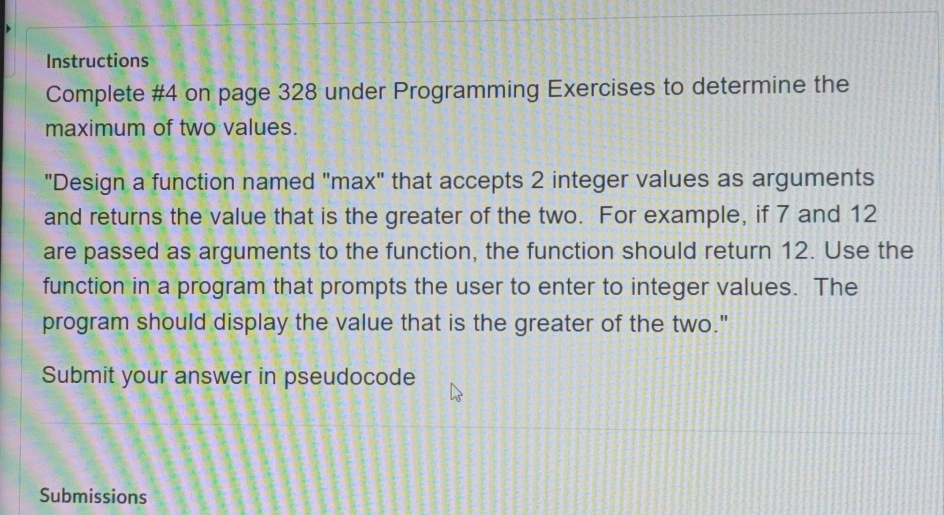 Instructions Complete # 4 on page 3 2 8 under