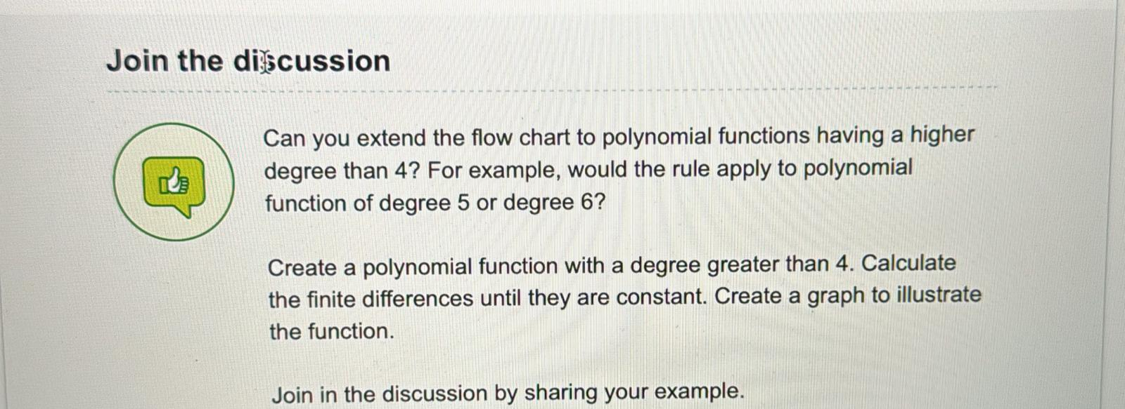 Join the di assion Can you extend the flow chart