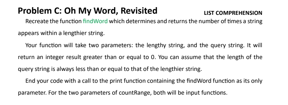 Create a python code for the given problem.