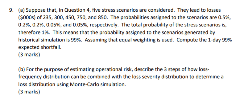 see below 9. (a) Suppose that, in Question 4,