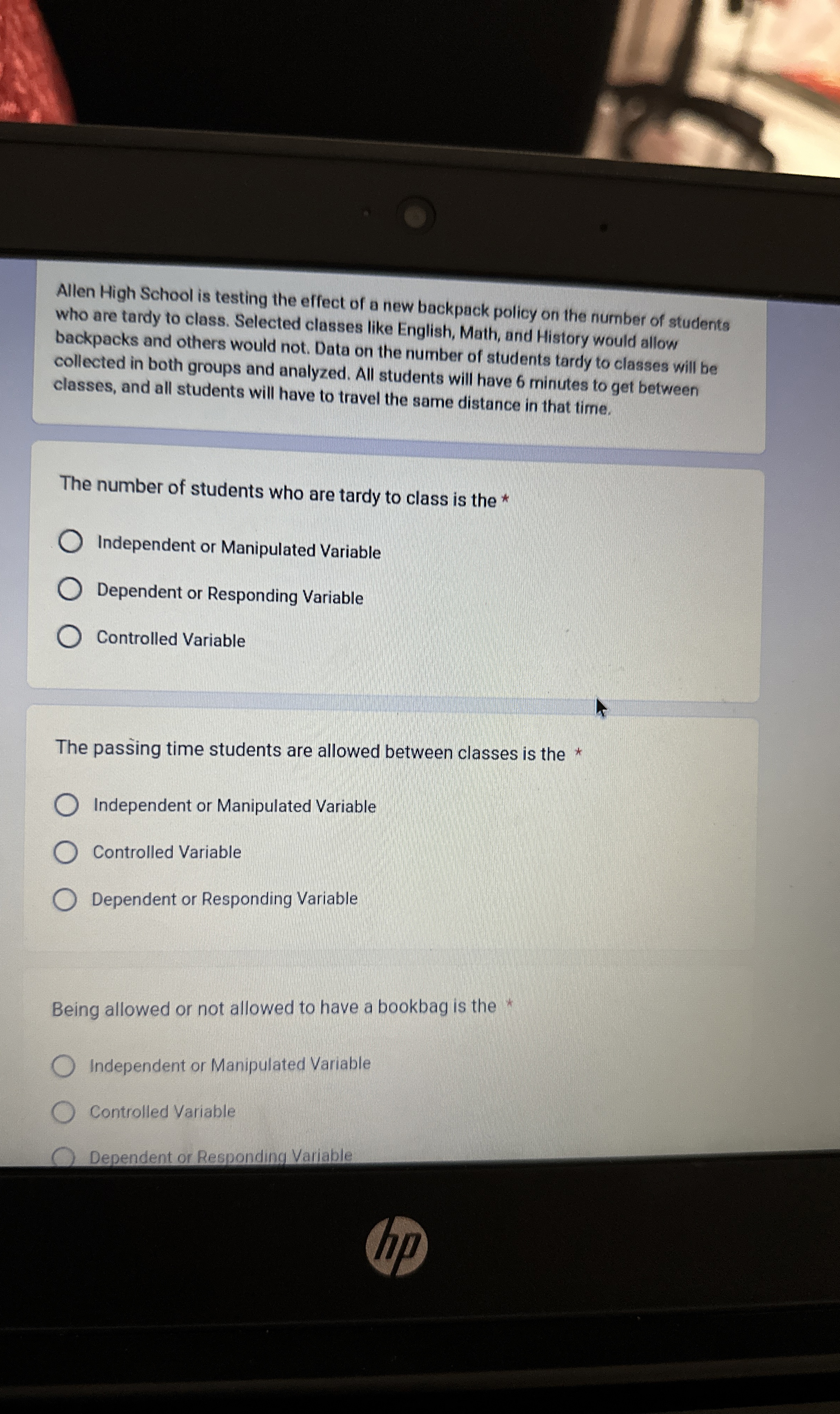 Allen High School is testing the effect of a new