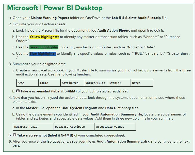Lab 5 - 4 Identify Audit Requirements - Slainte