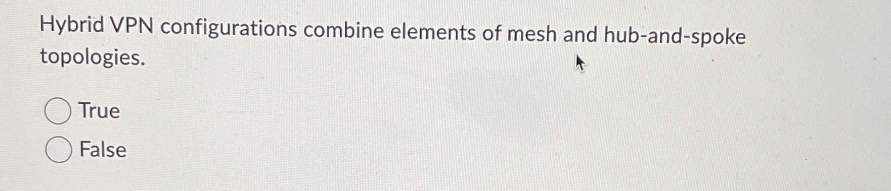 Hybrid VPN configurations combine elements of