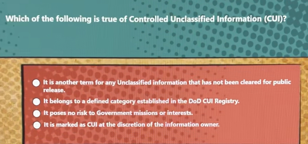 Which of the following is true of Controlled