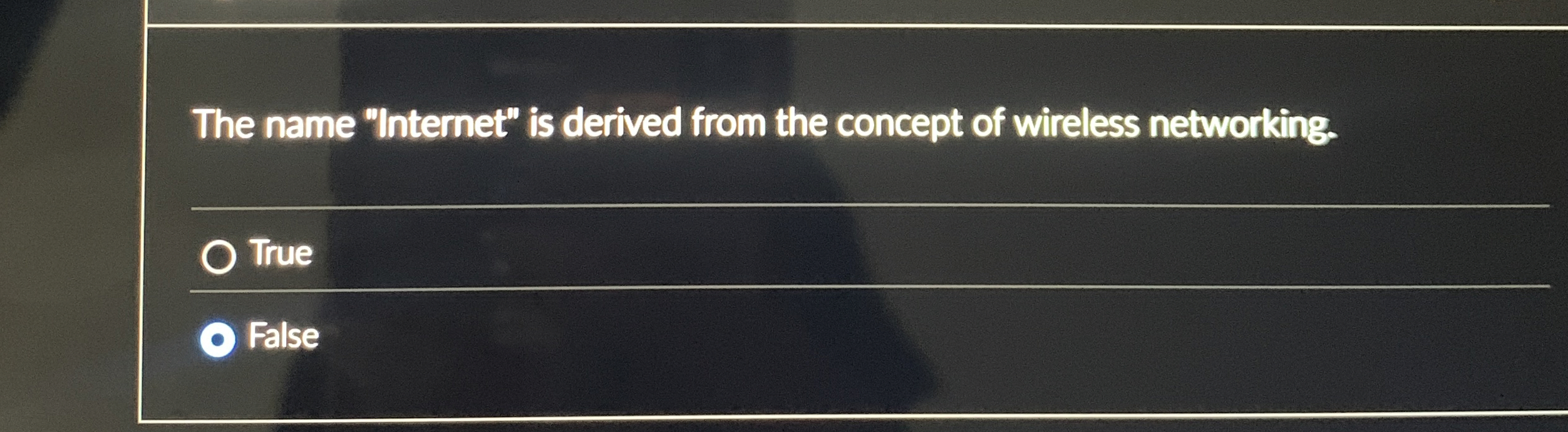 The name "Internet" is derived from the concept