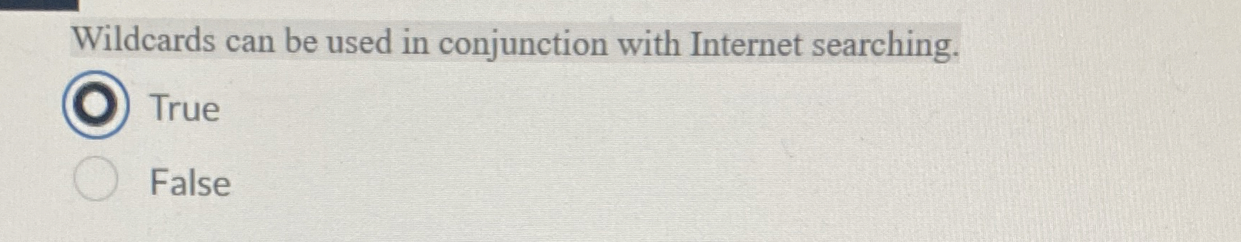 Wildcards can be used in conjunction with