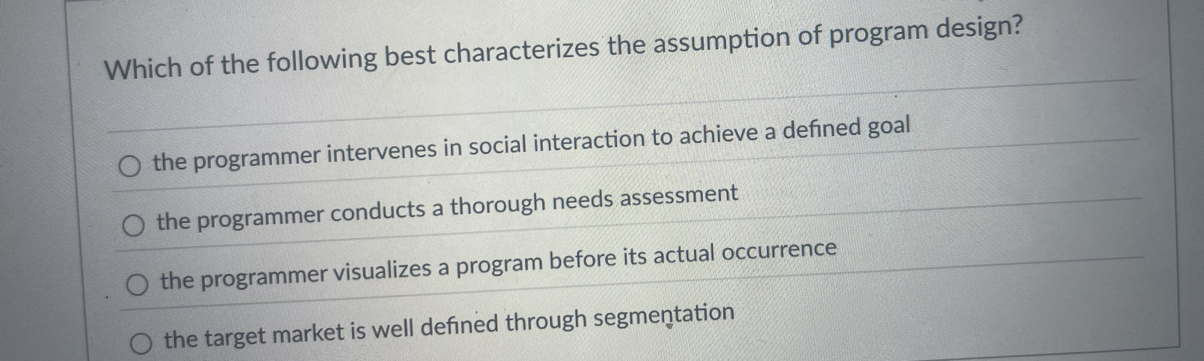 Which of the following best characterizes the