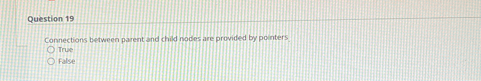 Question 1 9 Connections between parent and child