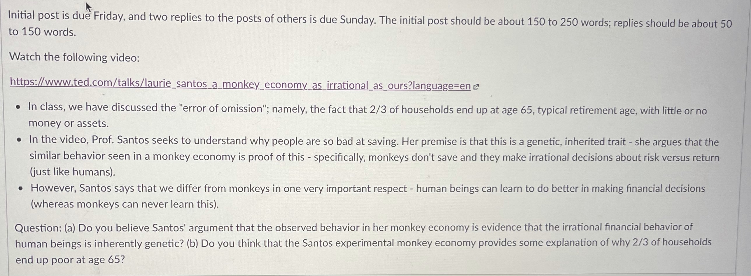 https://www.ted.com/talks/laurie_santos_a_monkey_e