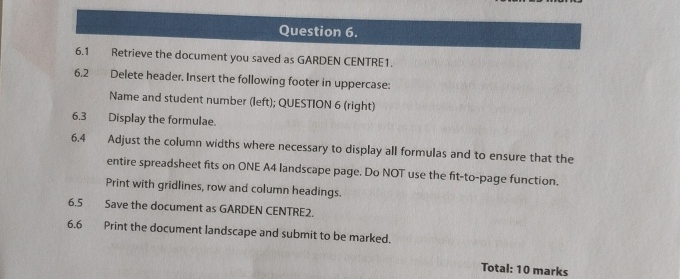 Question 6 . 6 . 1 Retrieve the document you