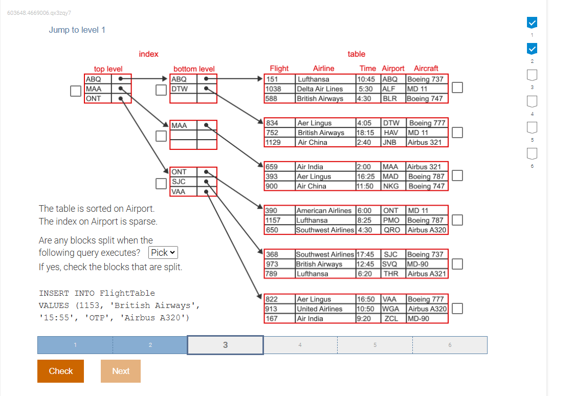 Jump to level 1 index table The table is sorted