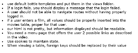 - use default bottle templates and put them in