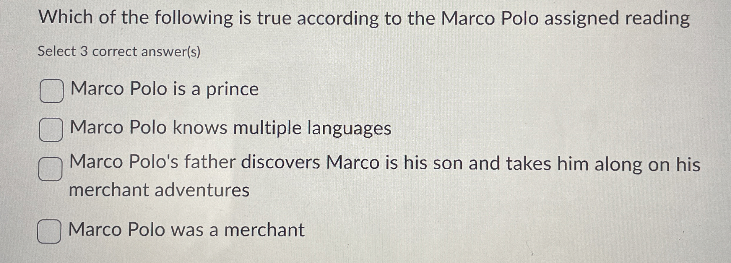 Which of the following is true according to the