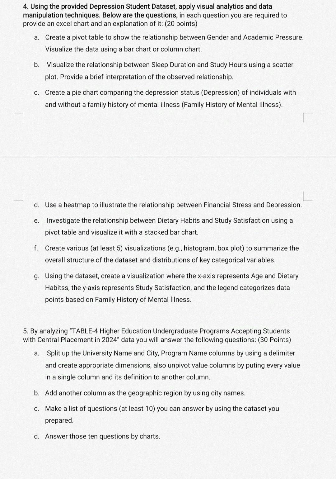 Show me the steps to solve 4 . Using the provided