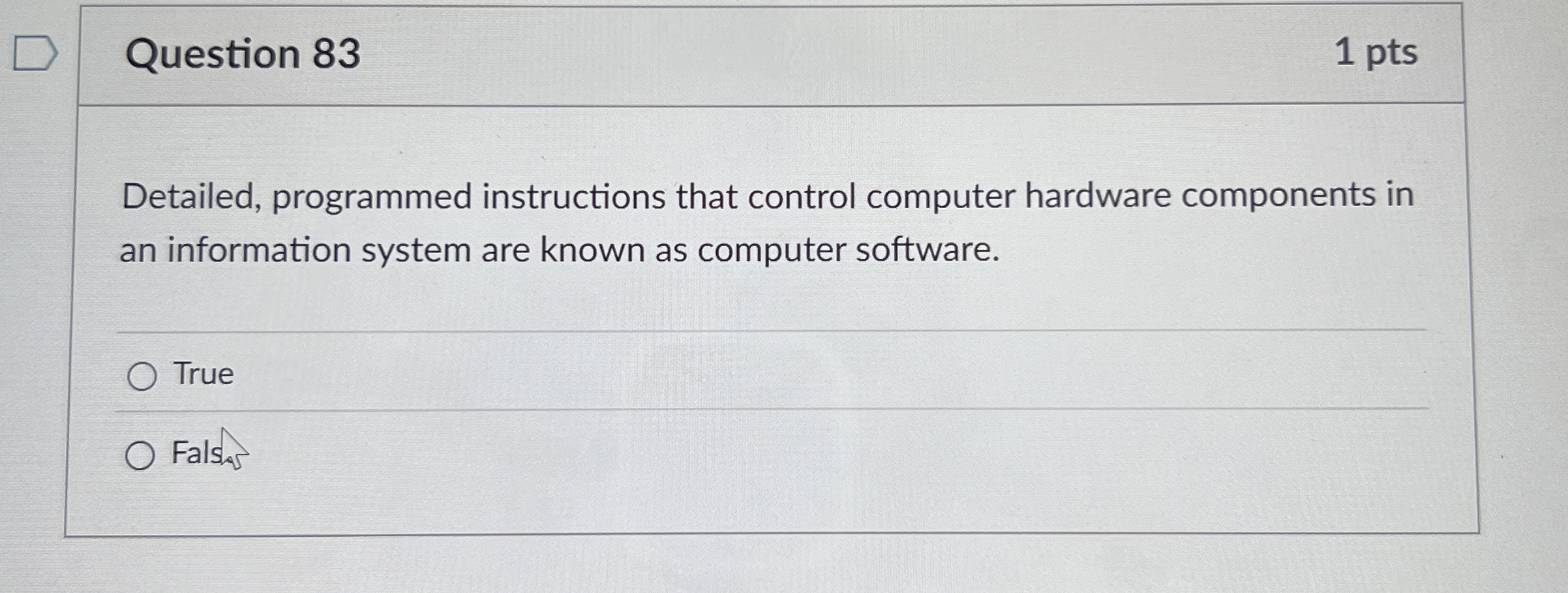 Question 8 3 Detailed, programmed instructions