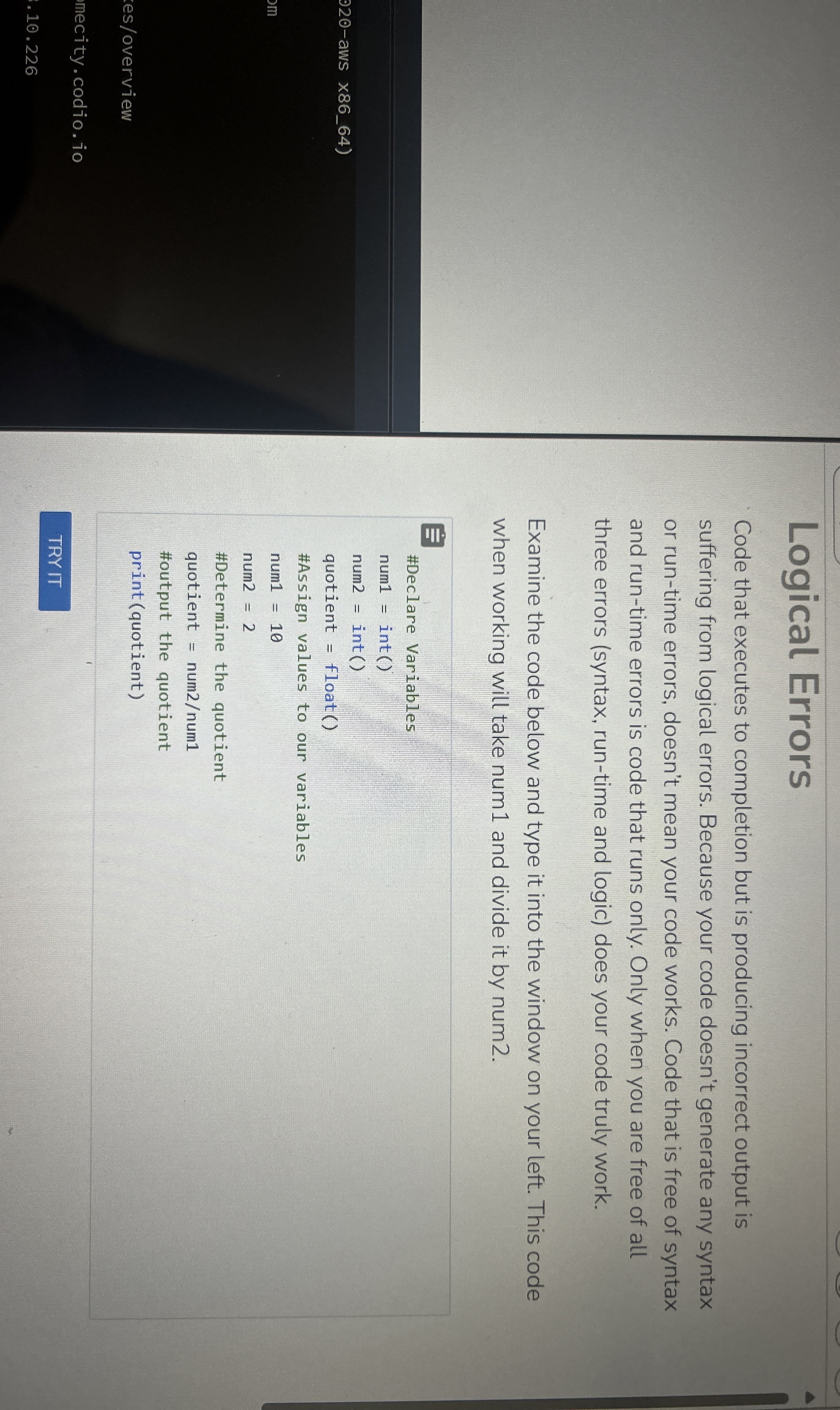 How can I figure out #Declare Variables num 1 =