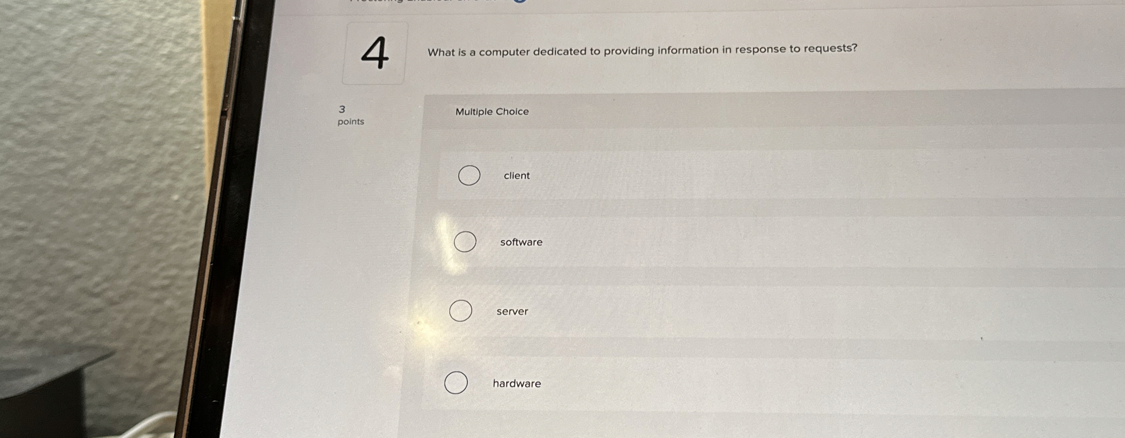 4 What is a computer dedicated to providing
