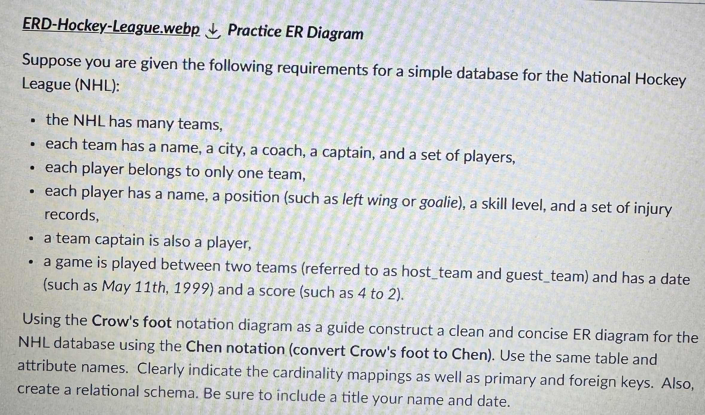 ERD - Hockey - League.webp Practice ER Diagram