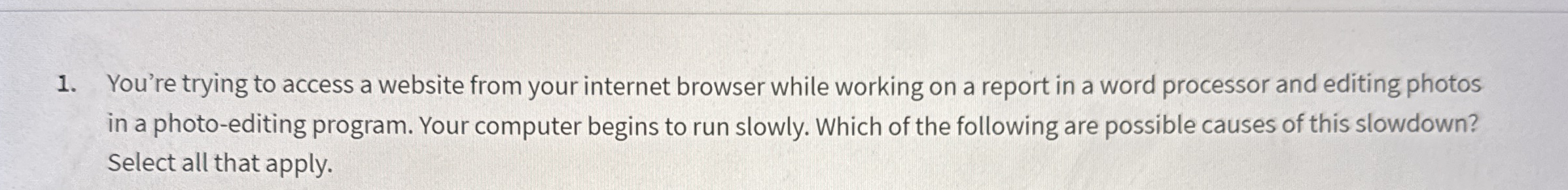 You're trying to access a website from your