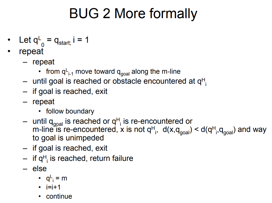 Code Bug 2 algorithm in MATLab. The algorithm