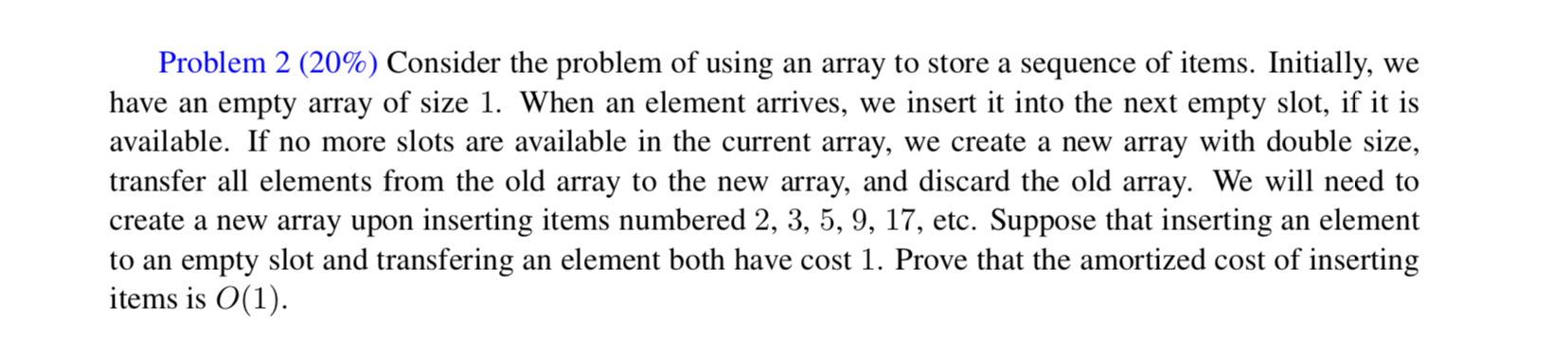 Please give me the correct answer.Problem 2 ( 2 0