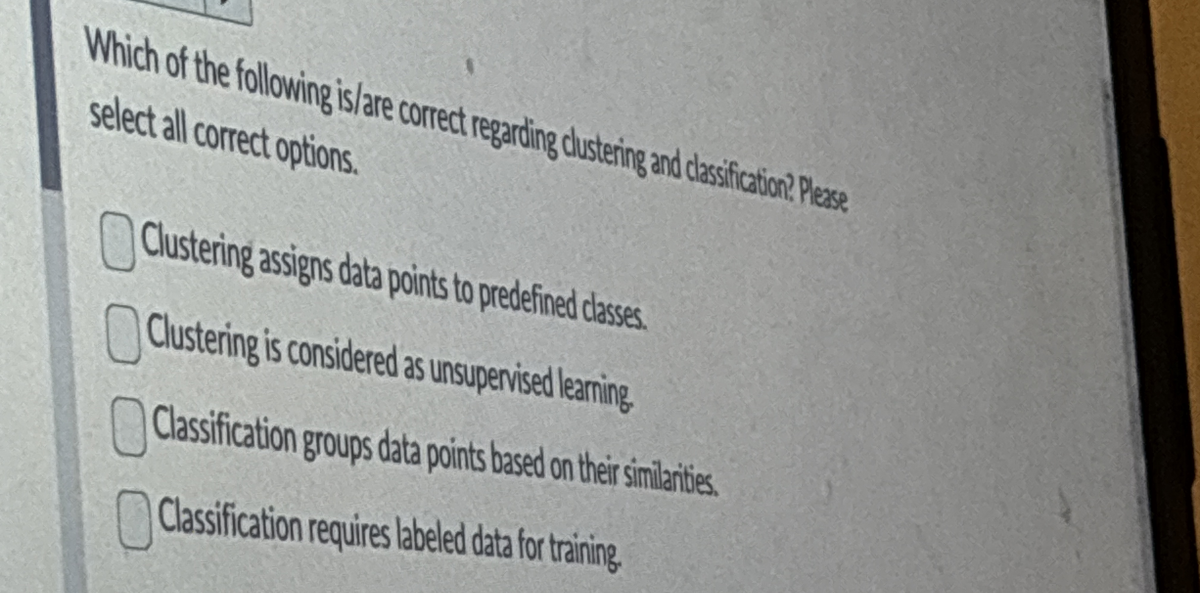 Which of the following is / are correctregarding